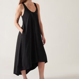 NWT Athleta Black Presidio Dress in Size Large